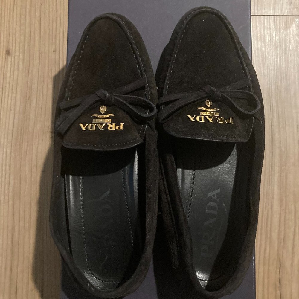 Prada Suede Loafers US Size 6